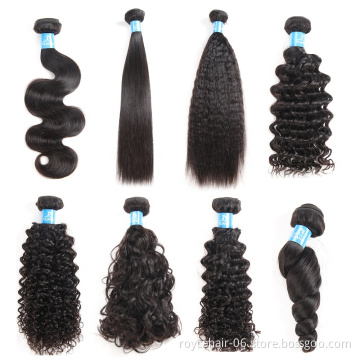10A 11A Grade 100% Brazilian  Human Hair Extensions Curly Virgin  Hair Weave Manufacture